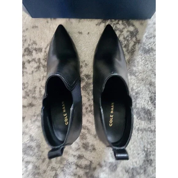 NEW Cole Haan Neely Shootie Women’s Heeled Chelsea Boots 9B Black MSRP $115 - Picture 5 of 8